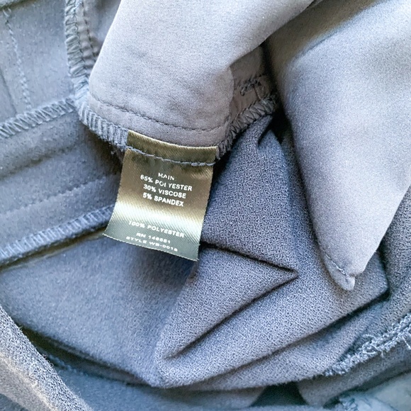 Sabie Navy Button Front Trouser Pants - Picture 6 of 6